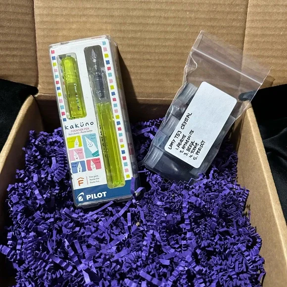 Kakuno Fountain Pen by Pilot. New Has Never Been Opened. Comes with 5 LAMY Inks - Picture 1 of 6